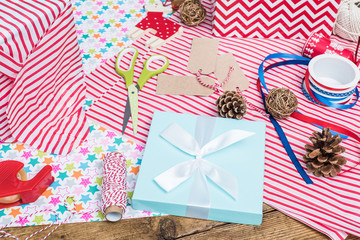 Obraz premium decorative accessories for creative Christmas