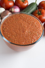Gazpacho typical food spanish