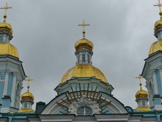 Fototapeta na wymiar Saint Petersburg : St. Nicholas Naval Cathedral