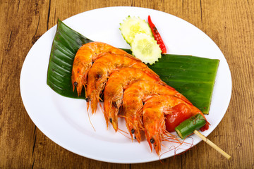 Prawn skewer
