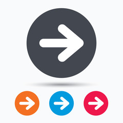 Arrow icon. Next navigation sign.