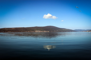 View of Kotor gulf coast, Montenegro