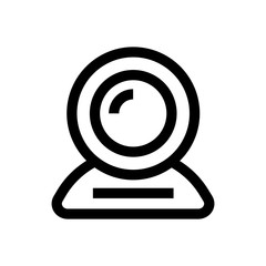 Web cam line icon.