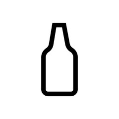 Bottle line icon.
