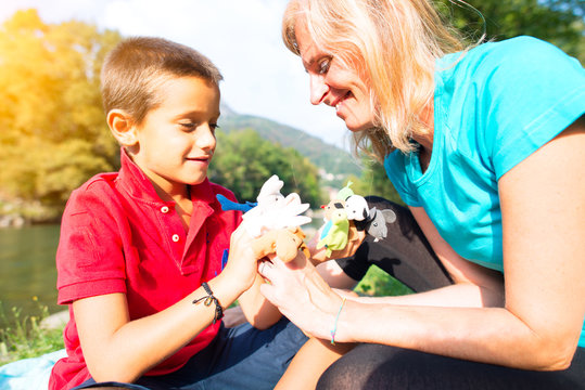 Metamorphic practice to a child