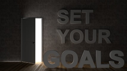 Set your Goals to success in life