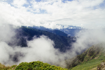 Clouds in the Mountains