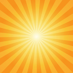 Sunburst rays background vector