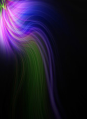 Figura astratta moderna futuristica