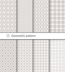 Geometric pattern seamless for your design.  Geometric pattern for laser cutting. Laser glass engraving. Desktop wallpaper, interior decoration, graphic design. Vector. Background.
