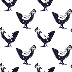 bnw chicken pattern