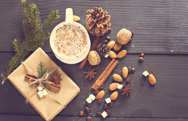 Cocoa, coffee marshmelou