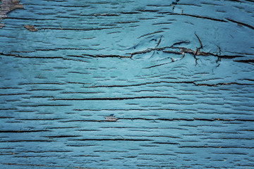 Blue painted wood background