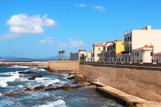 Alghero old town, Sardinia, Italy
