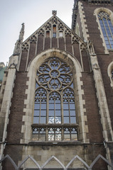 architectural fragments of St. Olha and St. Elizabeth Church, Lviv, Ukraine

