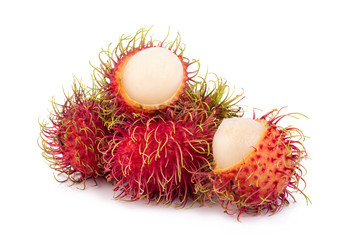 Fresh rambutan sweet delicious fruit of Thailand