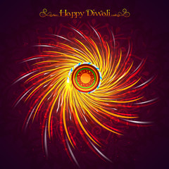 Exploding Firecracker background for Diwali Celebration.