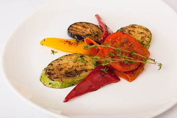 grilled vegetables with Eggplant and Zucchini