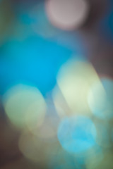 Blurry focus lighting color effects defocused background