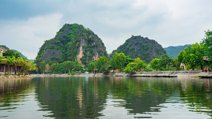 Living in the Trang An Ninh Binh, Viet nam