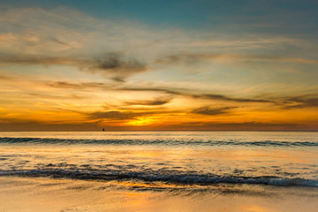 Sunset at the ocean at Phuket