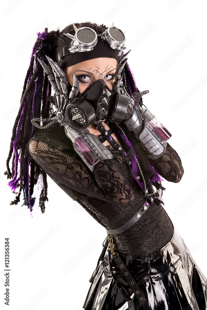 Poster cyber-gothic girl