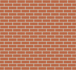 Brick wall seamless vector texture