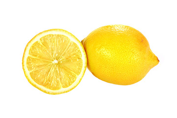 lemon isolated over white