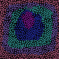 Obraz premium Colorful dots seamless background. Vector illustration