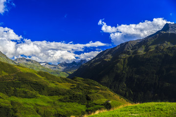 Naklejka na ściany i meble wonderful landscape in the Alps, Switzerland