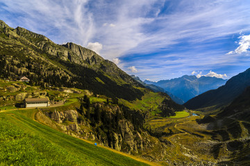 wonderful landscape in the Alps, Switzerland