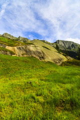 wonderful landscape in the Alps, Switzerland