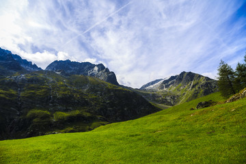 Obraz premium wonderful landscape in the Alps, Switzerland