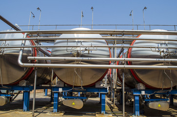 modern equipment for the production of wine factory