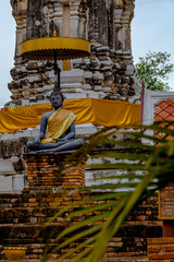 Buddha statue at ancient temple