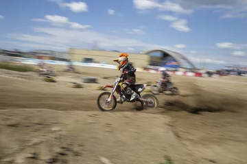 Fototapeten Motocross-Wettbewerb © ss_comm
