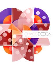 Circle abstract background