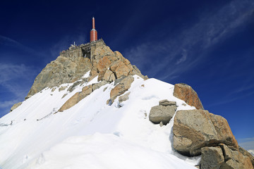 Aguille du Midi in French Alps, chamonix