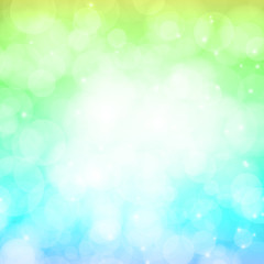 Bokeh abstract background with blur effects