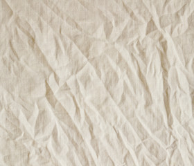 Fototapeta na wymiar Old canvas, vintage beige fabric texture.