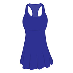 Tennis dress vector