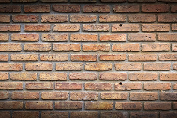 Brick wall texture pattern or brick wall background for interior or exterior design with copy space for text or image.
