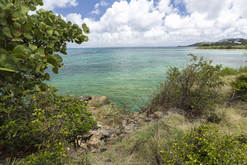 Beaches from Saint Martin, French West Indies in Caribbean