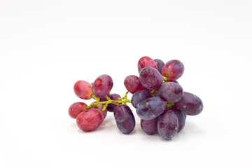 Isolated grape on the white background