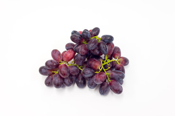 Isolated grape on the white background
