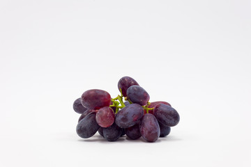Isolated grape on the white background