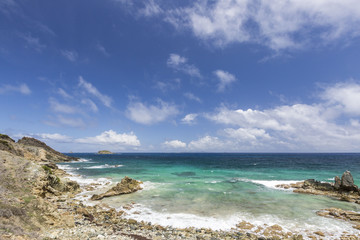 Beaches from Saint Martin, French West Indies in Caribbean