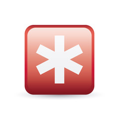 Obraz premium Caduceus inside frame icon. Medical and health care theme. Colorful and isolated design. Vector illustration