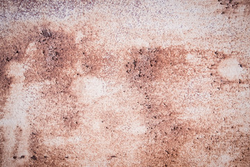 Rusted texture with red and white colors