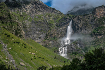 Cascata del Serio in tempi lunghi